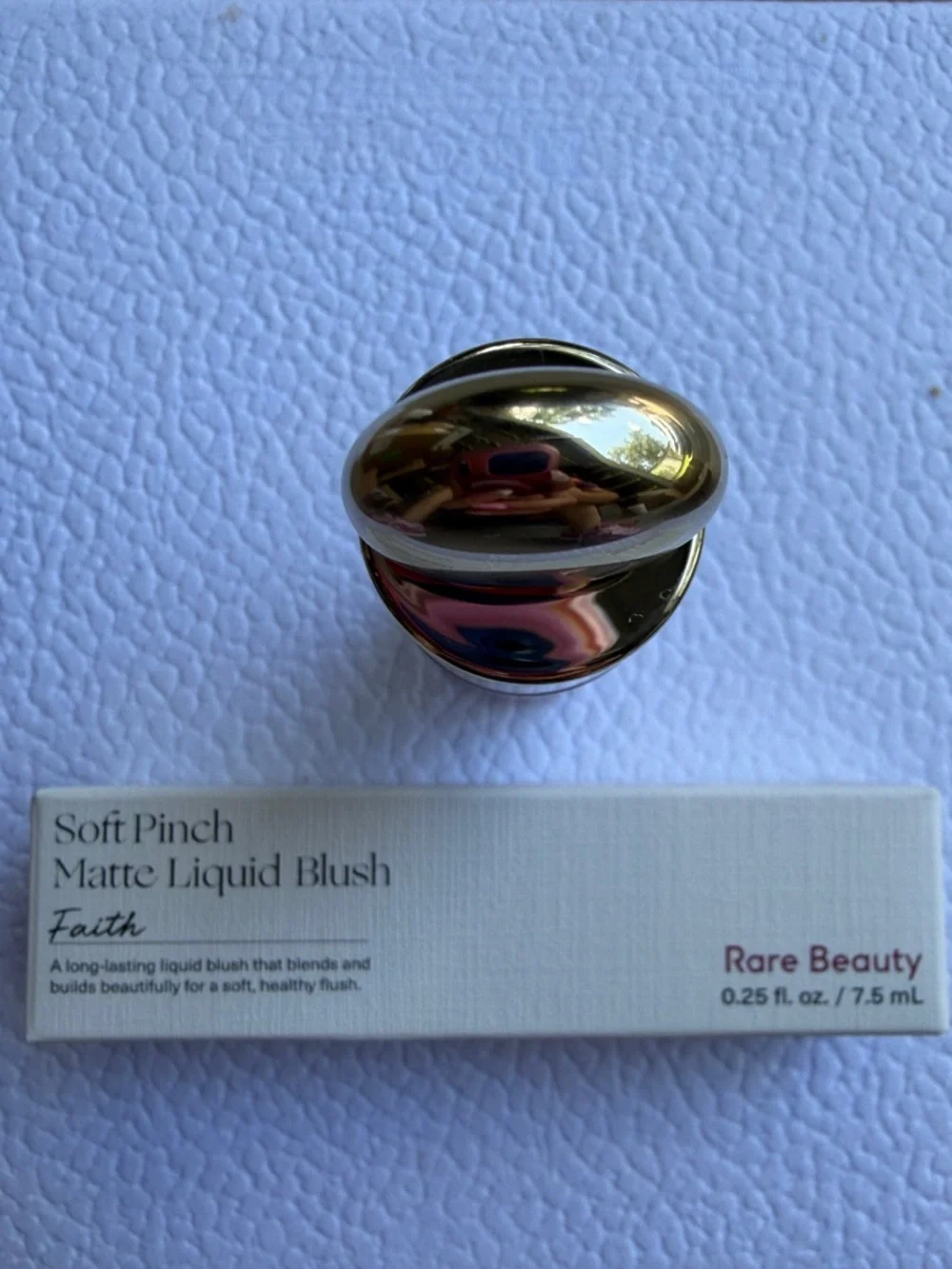 Rare Beauty Soft Pinch Matte Liquid Blush — Faith (Deep Berry Plum)